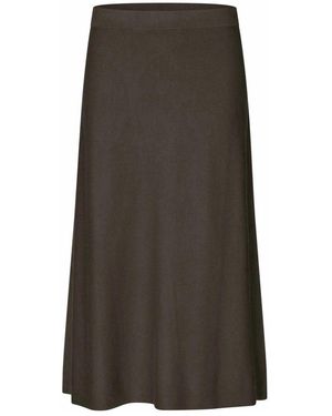 Masai Rokken ,Zwart ,Midi Rok - Bruin