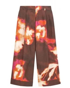 Liviana Conti Wide Trousers - Red