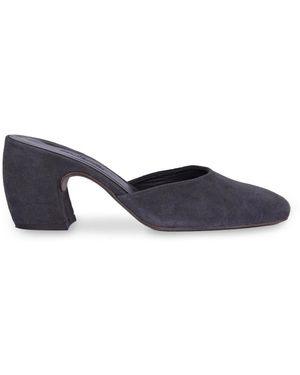 Cortana Heeled Mules - Blue