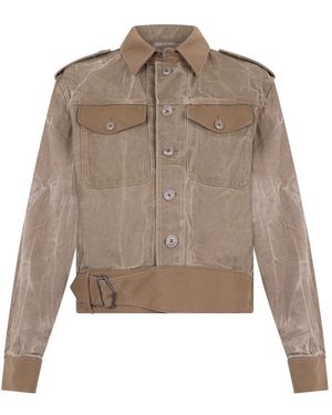 Our Legacy Jassen ,Groen ,Katoen Battle Jacket
