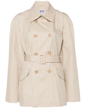 Moschino Trench Coats - Neutro