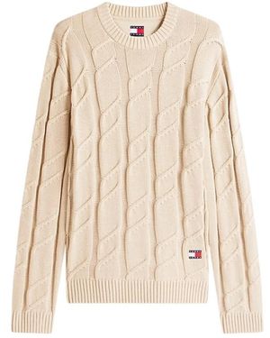 Tommy Hilfiger Round-Neck Knitwear - Natural