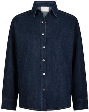 Neo Noir Denim Shirts - Blue