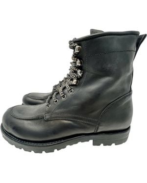 LEMARGO Lace-Up Boots - Black