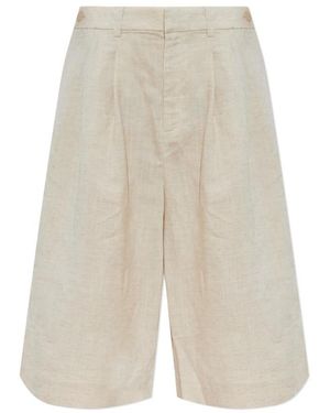 Gestuz Korte Broeken ,Linnen Gzriava Shorts - Naturel