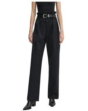 IRO Wide Trousers - Noir