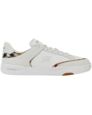 Burberry Schoenen ,Wit ,Leer Harrow Sneakers