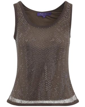 Ralph Lauren Sleeveless Tops - Brown