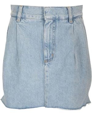 Agolde Rokken ,Blauw ,Katoen Becker Mini Rok