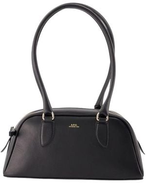 A.P.C. Tassen ,Zwart ,Leer Paloma Schoudertas