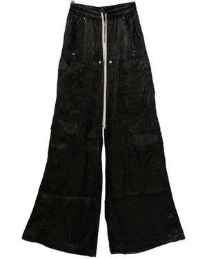 Rick Owens Wide Trousers - Black
