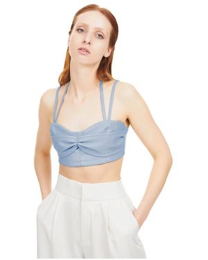 THEMOIRÈ Sleeveless Tops - Blue
