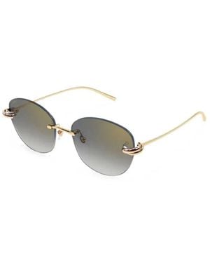 Cartier Square Sonnenbrillen - Mettallic