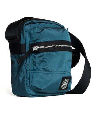 Stone Island Messenger Bags - Blauw
