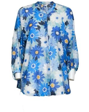 Robert Friedman Overhemden ,Veelkleurig ,Shirts - Blauw