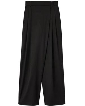 Ganni Wide Trousers - Noir