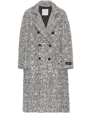 Ermanno Scervino Double-Breasted Coats - Grey