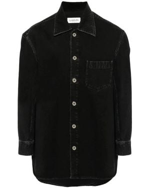 Lanvin Surchemise Droite Overshirt - Zwart