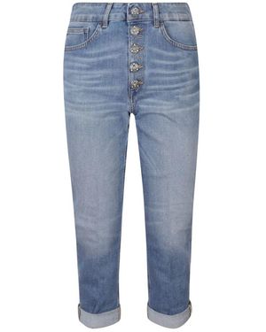 Dondup Cropped Jeans - Blue