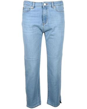 Love Moschino Jeans eleganti con miscela di cotone - Blu