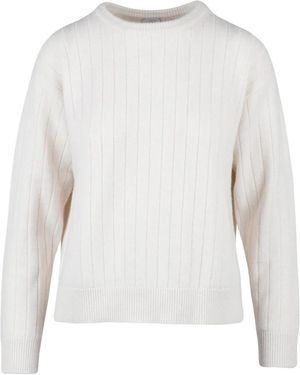 Eleventy Pullover Mit Rundhalsausschnitt - Weiß