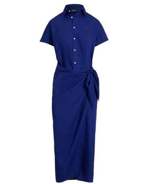 Polo Ralph Lauren Shirt Dresses - Blue
