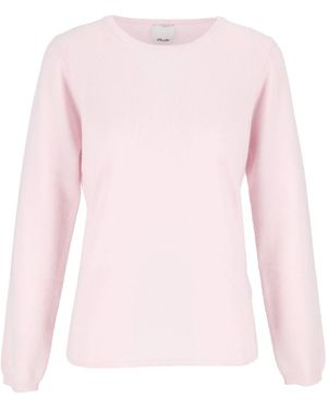 Allude Round-Neck Knitwear - Rosa