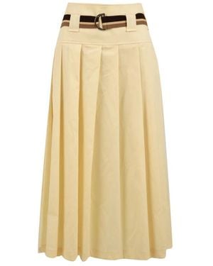 Drumohr Midi Skirts - Jaune