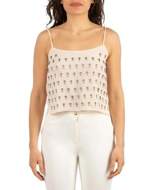 Nenette Sleeveless Tops - Natural