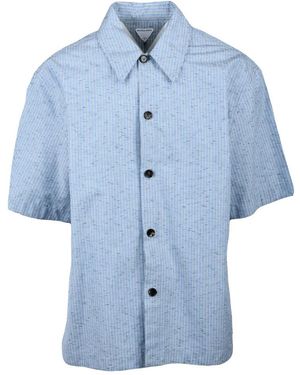 Bottega Veneta Short Sleeve Shirts - Blue