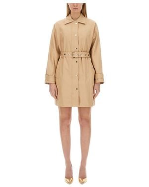Michael Kors Grommet Belted Trench - Natur