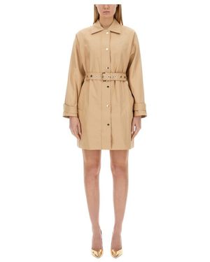 Michael Kors Jassen ,Grommet Belted Trench - Naturel