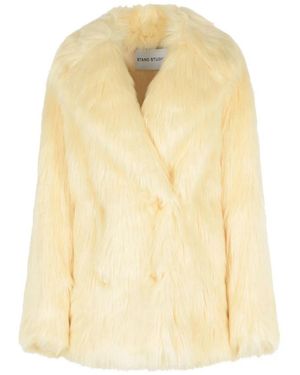 Stand Studio Faux Fur &Amp; Shearling Jackets - Gelb