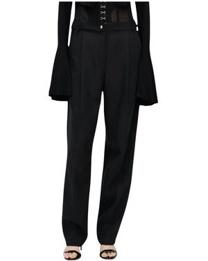 Just Cavalli Straight Trousers - Negro