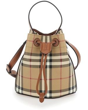 Burberry Bucket Bags - Natural