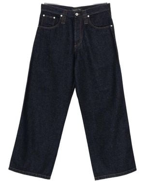 FEDERICO CINA Blauwe Broek Voor Mannen