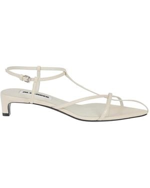 Jil Sander High Heel Sandals - White