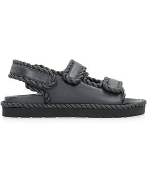 Bottega Veneta Flat Sandals - Black