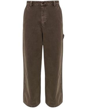 A.P.C. Wide Trousers - Marrone