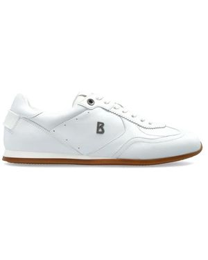 Bogner Schoenen ,Wit ,Leer Monza Sportschoenen
