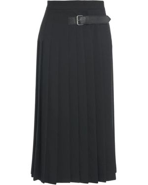 Ottod'Ame Midi Skirts - Zwart