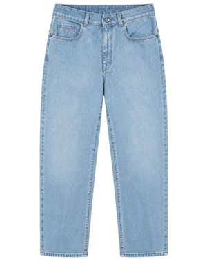 Canali Straight Jeans - Azul