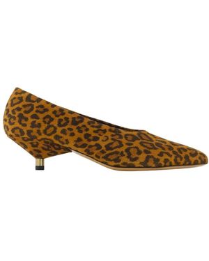 Isabel Marant Schoenen ,Veelkleurig ,Leer Gedrukte Leren Pumps - Bruin