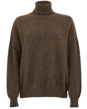 Vanisé Bruine Sweaters Voor Een Stijlvolle Uitstraling