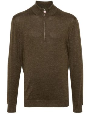Kiton Turtlenecks - Green