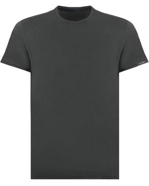 Rrd Groene Ronde Hals T-Shirt - Zwart