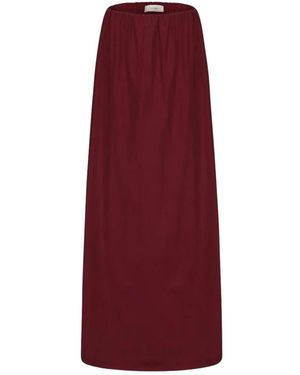 Ruohan Maxi Skirts - Red