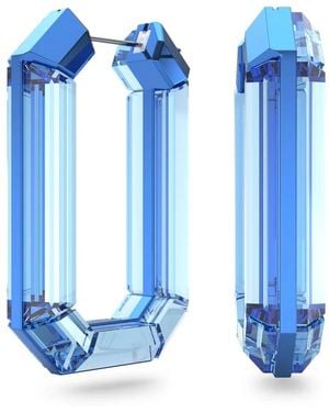 Swarovski Pendientes de aro lucent - Azul