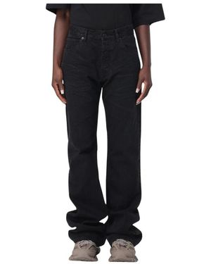 Balenciaga Loose-Fit Jeans - Zwart
