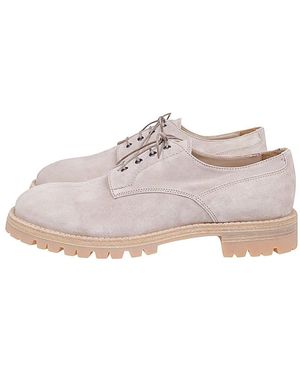 Eleventy Derby Suede Schuhe - Pink